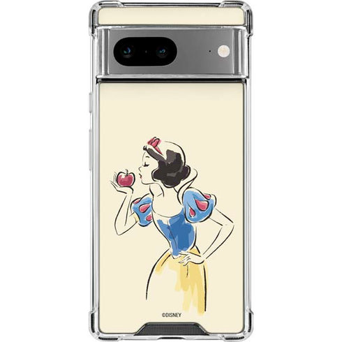 Disney Princess Snow White Art Google Pixel 8a Clear Case
